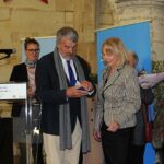 Remise de la médaille de la ville. Avec M. le Maire Jean-François Fountaine - La Rochelle, 2 mars 2019