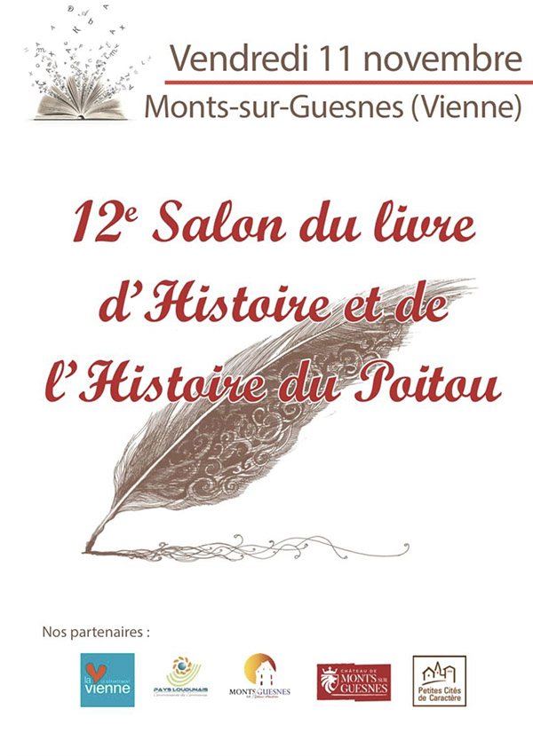 Monts-sur-Guesnes 2022 : Nicole Jeanneton-Marino au 12ème Salon du livre d'Histoire et de l'Histoire du Poitou